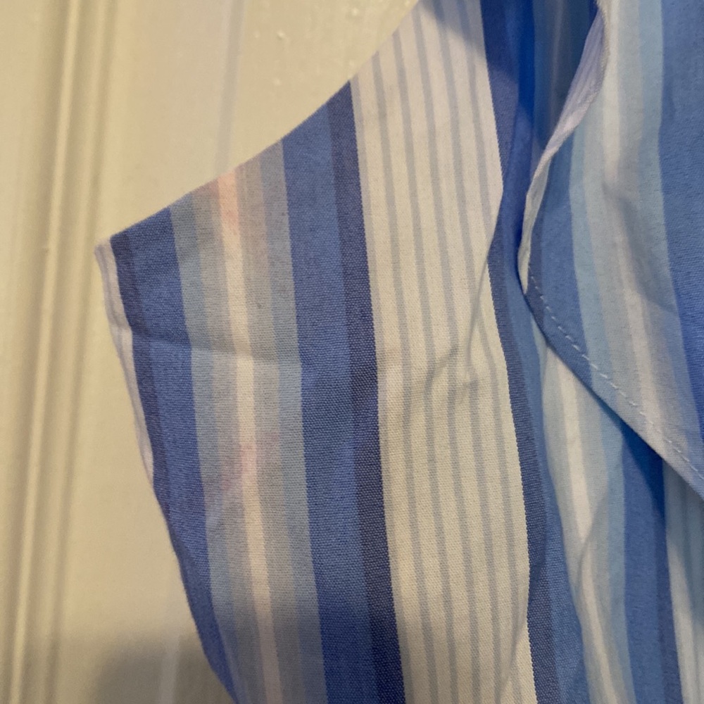 EXPRESS STRIPED WRAP TOP - Picture 7 of 9